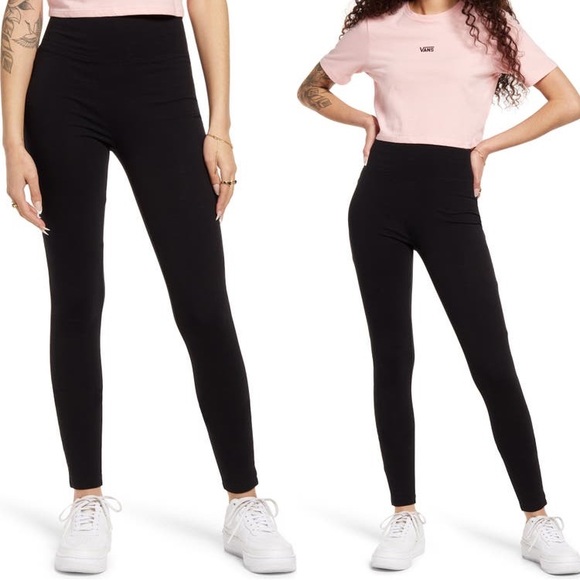 bp Pants - BP Classic High Waist Organic Cotton Blend Leggings
